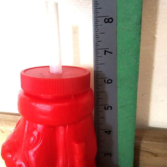 Vintage 1970’s Slush Puppies Collectible Plastic Dog Cups with Lids & Straws - Picture 4 of 16